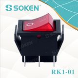 Double Pole Double Throw Rocker Switch with Light