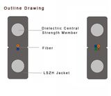 FTTH Terminal Cable Indoor Fiber Opticc Cable
