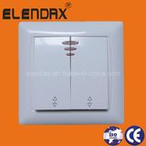 European Style Flush Mounted Wall Electrical Switch (F6205)