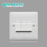 British Standard Bakelite 3 Gang 1 Way Light Switch OEM