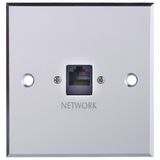 Aluminum Network Wall Socket, Face Plate (9.2046)