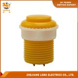 IP40 Protection Level 8A 250V 33.4mm Yellow Push Button Switch Pbs-009