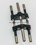Switzerland Plug Insert (4.0mm 10A 3-pin 3-pole 3-prong Semi-insulated) for Socket Cable