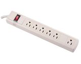 6 Outlets Surge Protector Power Strip, with UL/cUL/ETL/cETL Approval and Transformer Space--90J