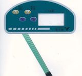 Smart Flexible Automotive Touch Screen Membrane Switch Panel with 4 Buttons