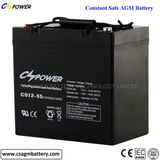 Long Life Deep Cycel AGM Battery 12V55ah for Solar Storage