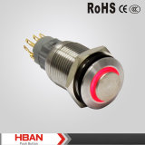 TUV UL 16mm High Round Stainless Steel Switch