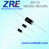 2A Sr220L Thru Sb2100L Low Vf Schottky Barrier Rectifier Diode Do-15 Package