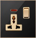 British Standard 13A Multi-Functional Switched Socket Outlet with Neon (N2)