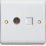 Ritish Standard TV Plus Telephone Socket Flat H