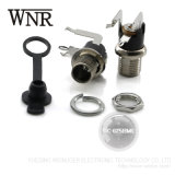 New Arrival Wnre All-Copper DC-025bml Waterproof DC Power Jack 3 Pin with Screw Thread & Side Cut