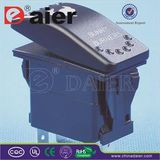 5pin IP67 Illuminated Carling Marine Rocker Switch