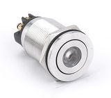 19mm Screw Type Hyperplane DOT Illuminated IP65 Metal Push Button Switch
