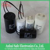 High Quality White Plastic Round Case Cbb60 35UF 250V Capacitor