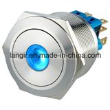 25mm Self-Locking 2no2nc Dustproof Ring Metal Anti-Vandal Push Button Switch