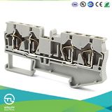 Dinrail Spring Terminal Block Jut3-4/2-2 Cable Connector