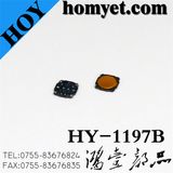 Round Button Micro Tact Switch with 3.7*3.7*0.3mm 4 Pin SMD