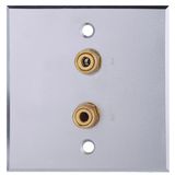 Aluminum AV Wall Socket, Face Plate (9.2032)