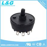 Single Pole 2 3 4 Speed Fan Select Micro Rotary Switch