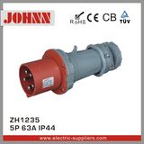 IP44 5p 63A Plug for Industrial with Ce Certification