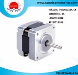 0.9° 39hm2A40-124 Stepper Motor 2-Phase Hybrid Stepper Motor