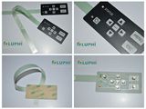 Silk Screen Printing Graphic Overlay Electronic Membrane Switch with LED Backlighting