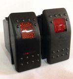 3V LED 12V-110V-250V Waterproof Momentary off- (ON) N/O Rocker Switch