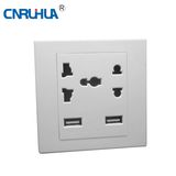 Whole Sales Manufacutre USB Wall Socket with USB 2 Ports