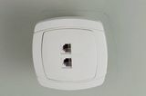 Phone Socket with CE Certificate Double 6134