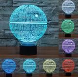 Room Decor Gift 7 Color 3D LED Nightlight USB Touch Sensor Table Lamp