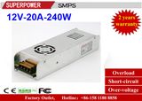 LED Driver 12V 20A 250W Strip Power Supply for LED Light Box