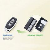 Compatible with B&D RF Gate Universal Remote Control Qn-RS050X