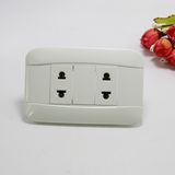 South American Two Gang 15A Socket