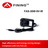 AC/DC 9V4a36W Wall Mounted Power Supply Adapter