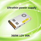 AC/ DC 12V 30A LED Switch/ Switching Power Supply for LED Lighting 360W SMPS Ultrathin