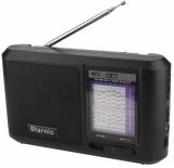 Portable Pocket-Size 9-Band Analog Dual Conversion Worldband Am/FM Shortwave Radio (black)