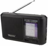 Portable Pocket-Size 9-Band Analog Dual Conversion Worldband Am/FM Shortwave Radio (black)