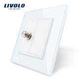 Livolo EU Standard Satellite TV Socket Wall Power Outlet Vl-C791st-11/12