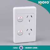 As315-V SAA Certificated Australian/New Zealand Standard Verticle Wall Switches and Socket