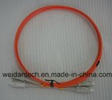 Sc-Sc Multimode Duplex 50/125u Om2 Fiber Optic Patch Cord, 2meter