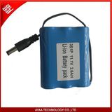 Sumsung 18650 11.1V/2.6ah Li-ion Battery Pack with PCM 4A