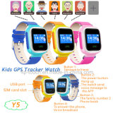 Ios/Android Factory Wholesale GPS Tracker Watch for Kids Safety Y5