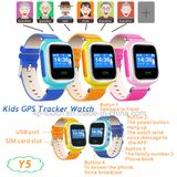 Ios/Android Factory Wholesale GPS Tracker Watch for Kids Safety Y5