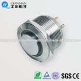 22mm 1no Resetable High Flush Ringilluminated IP65 Ik10 Push Button Switch