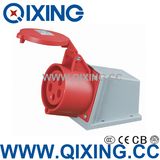 Economic Type Wall Mounted Socket Receptacle with CE Certification (QX-1557)