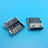 Slim Plastic Core 4 Pin SMT/SMD USB Connector