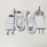 5V 1A EU Us UK Plug AC Car Wall Charger USB Cable Cord