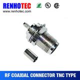 Straight TNC RF Connector PCB Mount