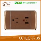 Reliable Quality 3pin Socket with USB Charger