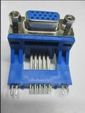 Hdr15p Female Connectors with High Rise Type, Blue Color &Black Color